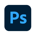Photoshop logo – design tool we use for social media graphics